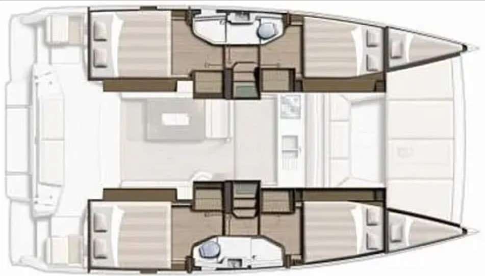 Plans du bateau Bali Catsmart