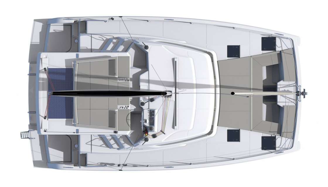 Layout of the boat Bali Catspace Voile