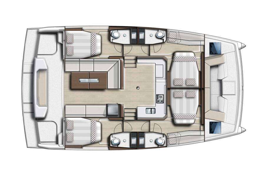 Plans du bateau Bali Catspace Voile