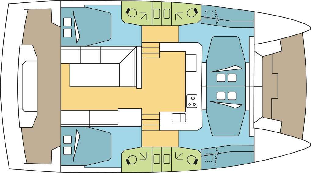 Plans du bateau Bali Catspace Voile