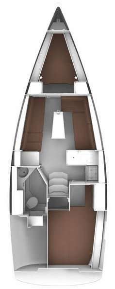 План яхты Bavaria Cruiser 33