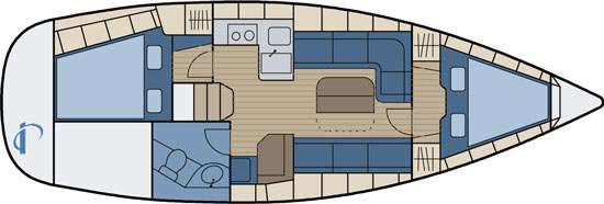 Bootslayouts Bavaria 34 Cruiser