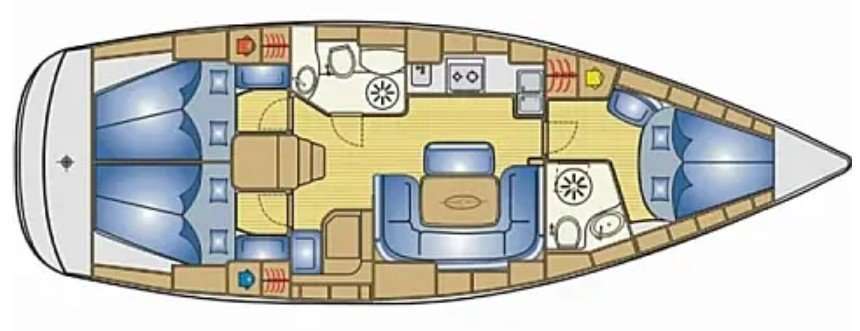 Plans du bateau Bavaria 39 Cruiser