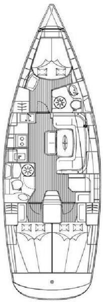 План яхты Bavaria 39 Cruiser