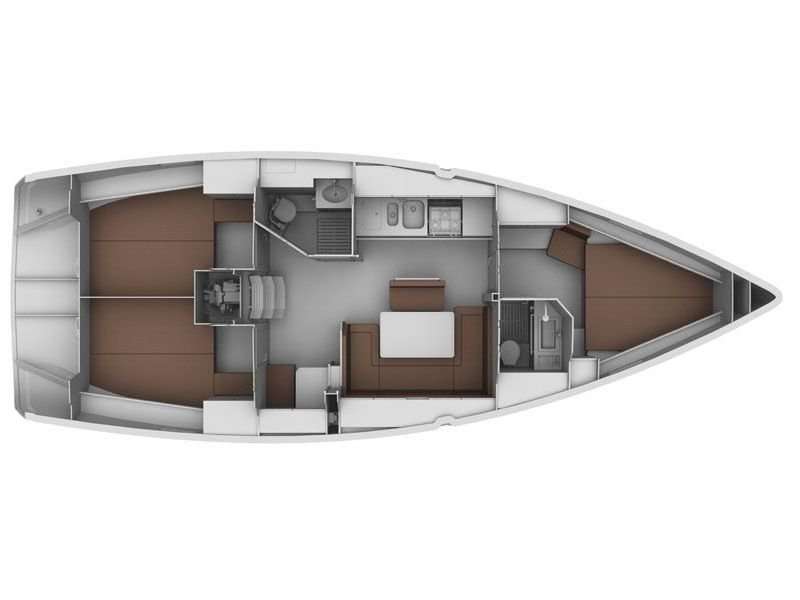 Układ Bavaria Cruiser 40