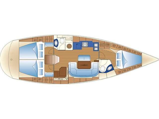 Plans du bateau Bavaria 42