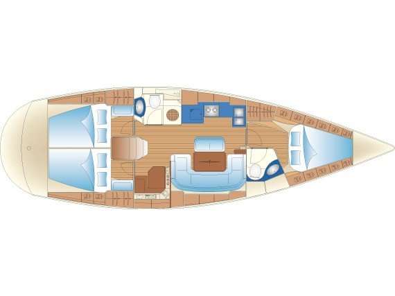 Plans du bateau Bavaria 42 Cruiser