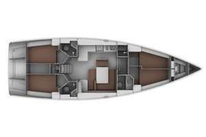 План яхты Bavaria 45 Cruiser