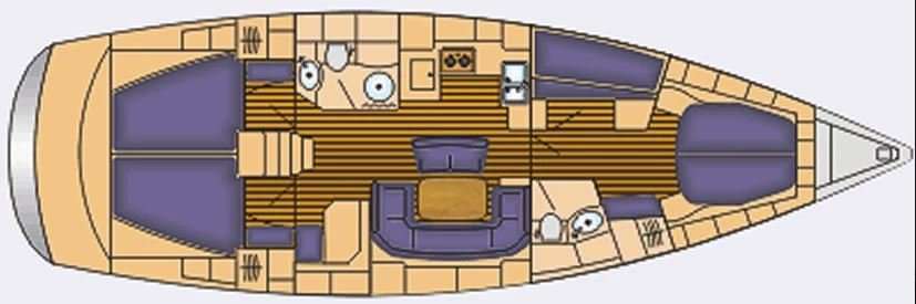 Plans du bateau Bavaria 46 Cruiser