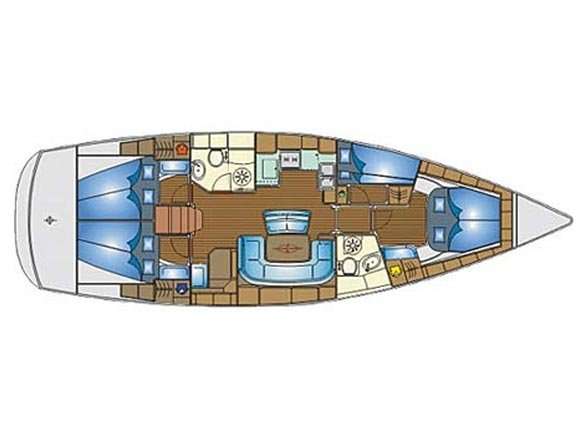 Plans du bateau Bavaria 46 Cruiser