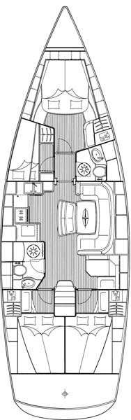 Plans du bateau Bavaria 46 Cruiser