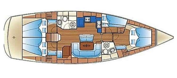 Plans du bateau Bavaria 46 Cruiser