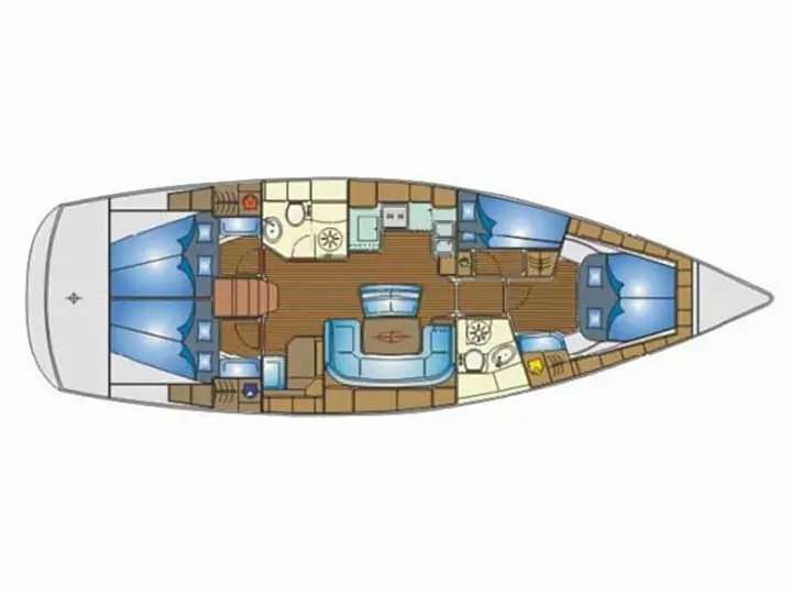 Plans du bateau Bavaria 46 Cruiser