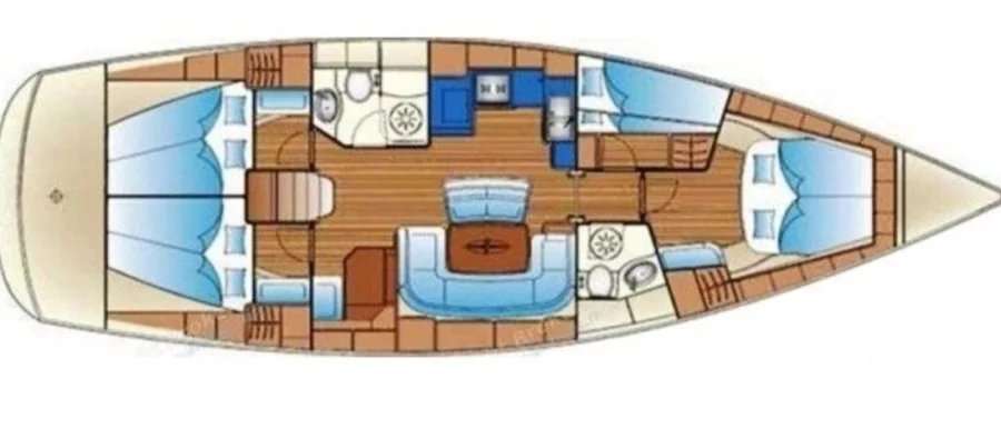 Plans du bateau Bavaria 46 Cruiser