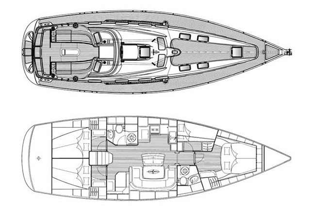 Plans du bateau Bavaria 46 Cruiser