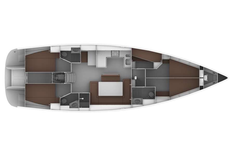 Bootslayouts Bavaria 50 Cruiser