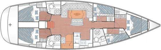 Plans du bateau Bavaria 50 Cruiser