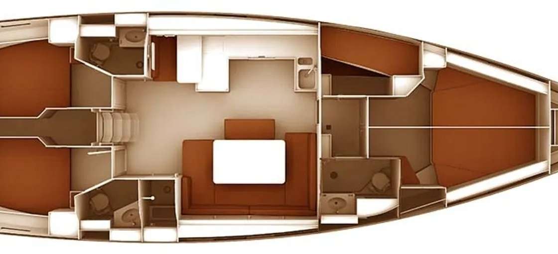 Bootslayouts Bavaria 51 Cruiser