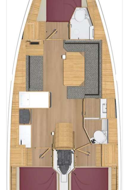 Plans du bateau Bavaria C38