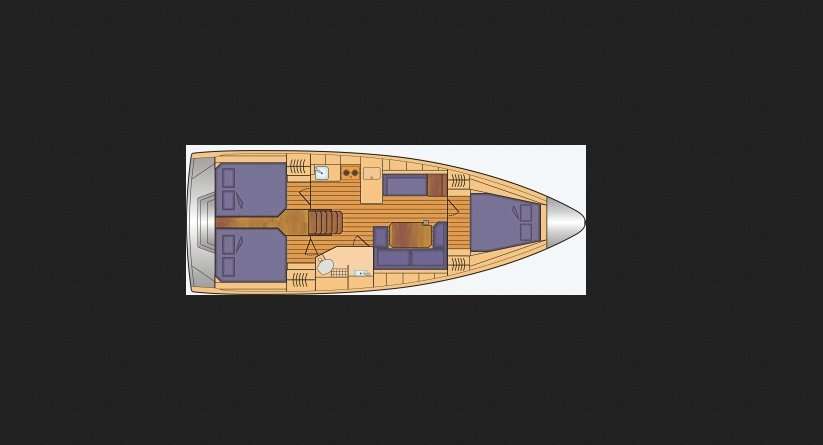 Plans du bateau Bavaria C38