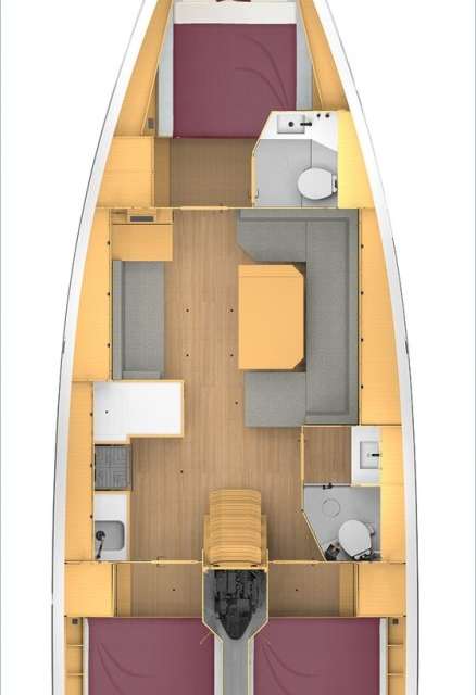 Bootslayouts Bavaria C42