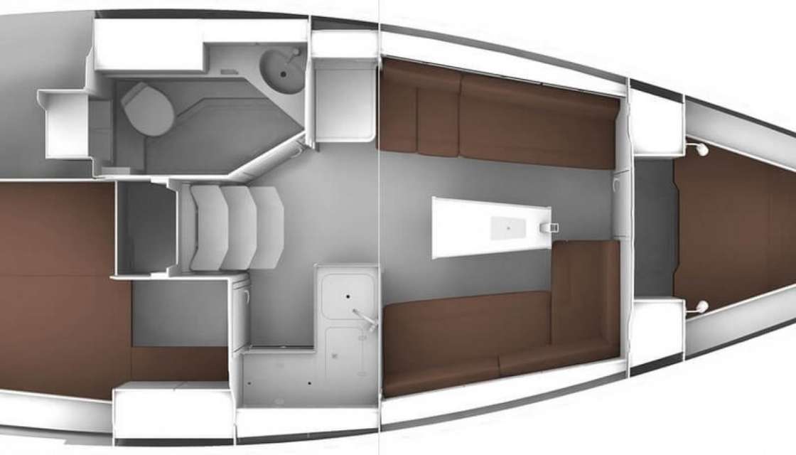 Plans du bateau Bavaria Cruiser 34