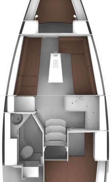 Plans du bateau Bavaria Cruiser 34
