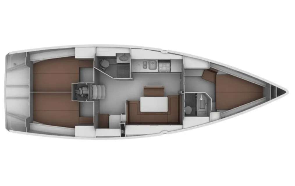 Plans du bateau Bavaria Cruiser 40