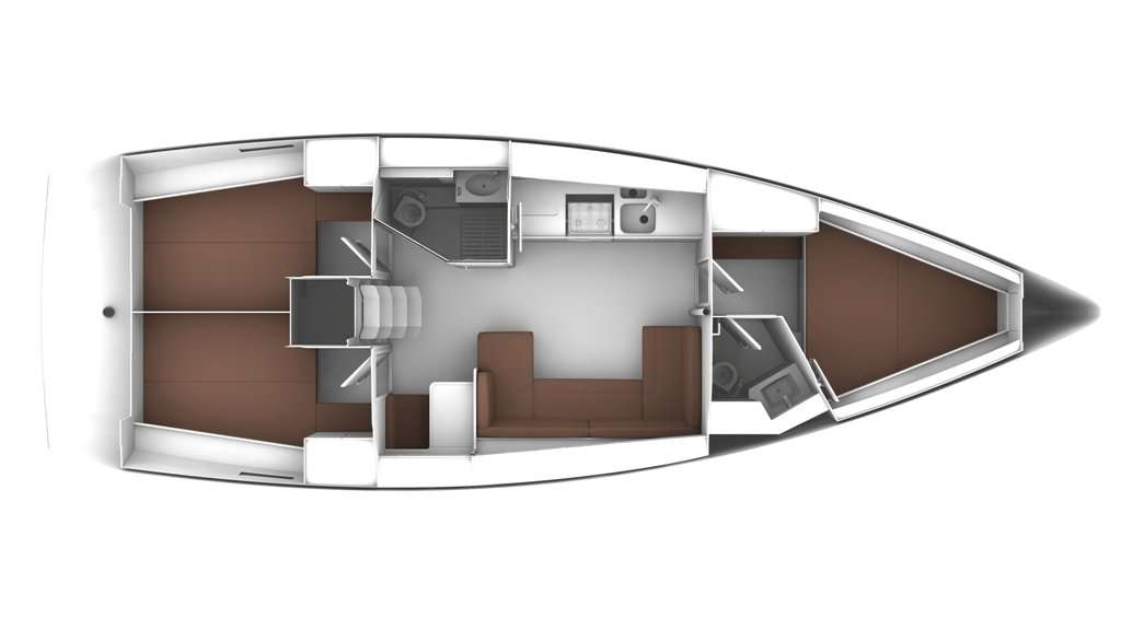 Plans du bateau Bavaria Cruiser 41