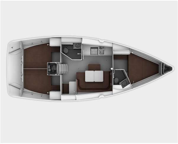 Plans du bateau Bavaria Cruiser 41