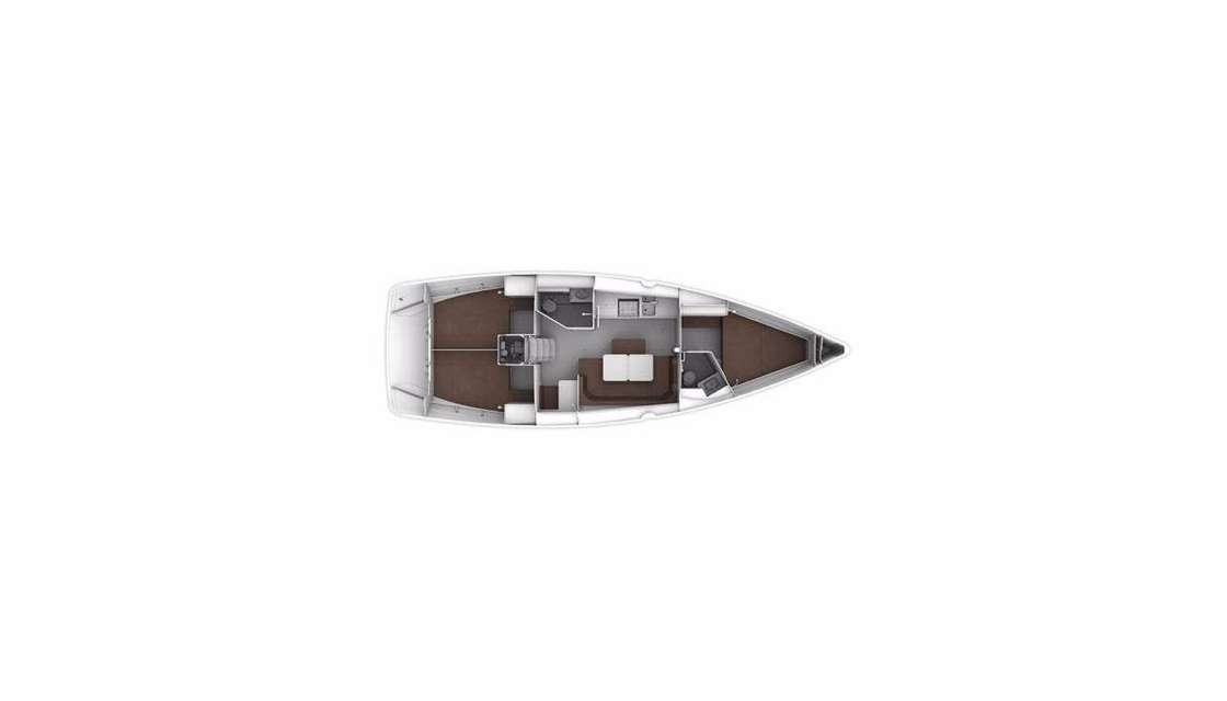 План яхты Bavaria Cruiser 41