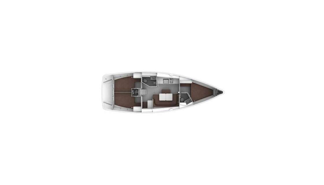 Piano della barca Bavaria Cruiser 41