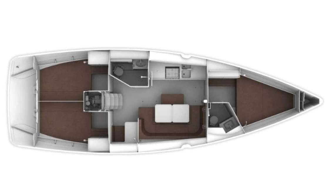 Piano della barca Bavaria 41 Cruiser