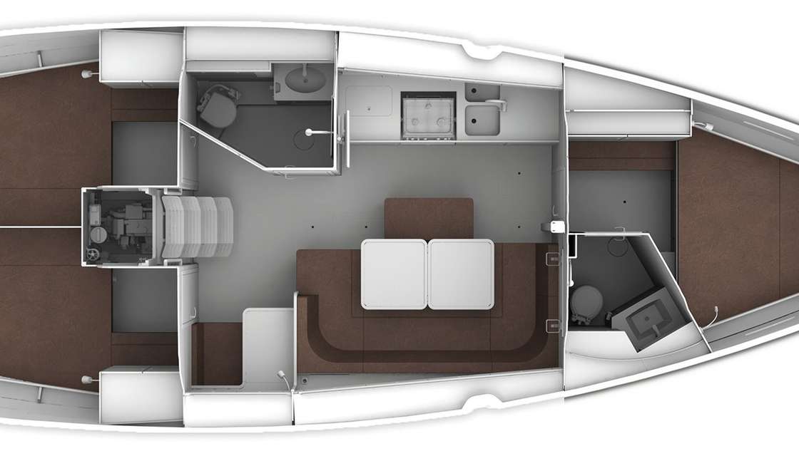 Plans du bateau Bavaria 41 Cruiser