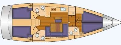 Plans du bateau Bavaria Cruiser 46