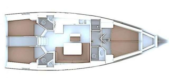 Plans du bateau Bavaria Cruiser 46