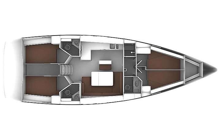 Bootslayouts Bavaria 46 Cruiser