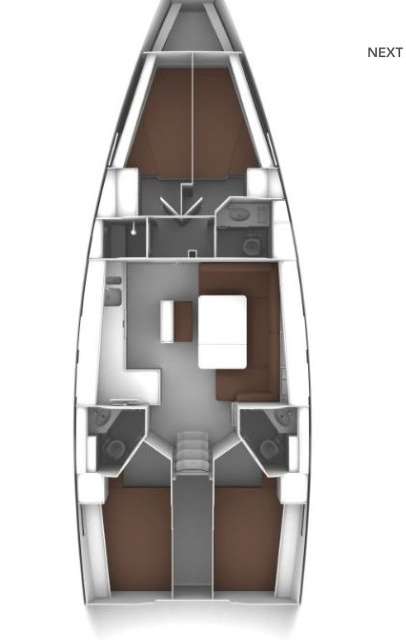 Układ Bavaria Cruiser 46
