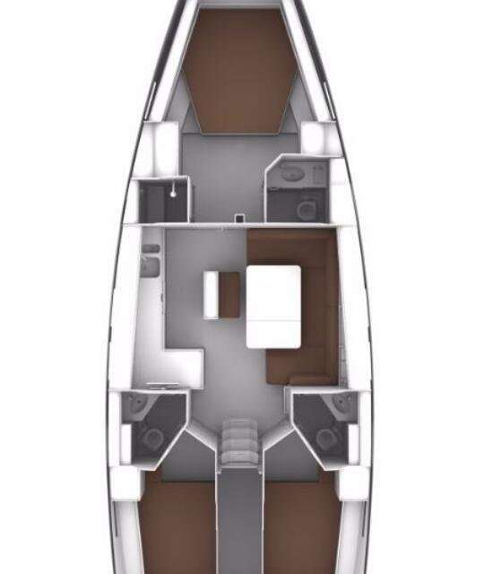 План яхты Bavaria Cruiser 46 Style