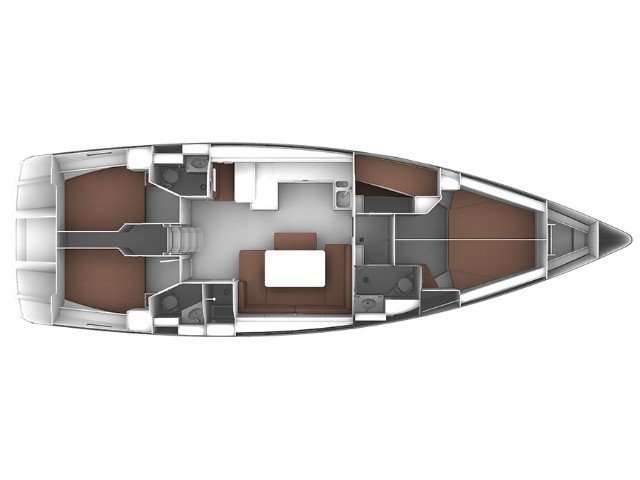 План яхты Bavaria Cruiser 51