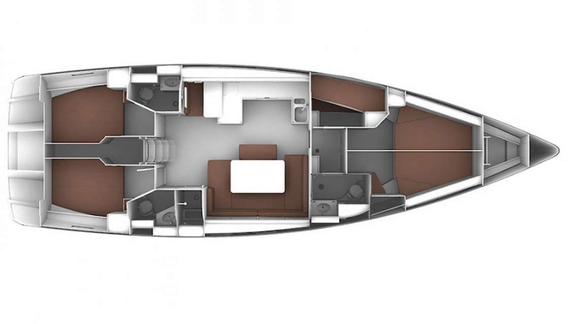 Plans du bateau Bavaria Cruiser 51