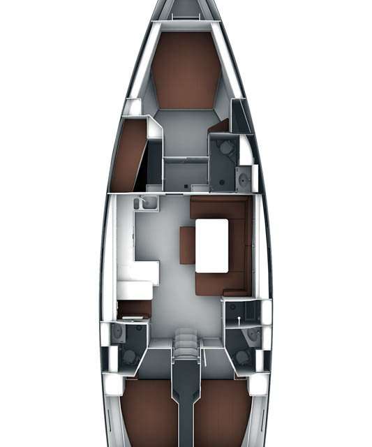 Plans du bateau Bavaria Cruiser 51