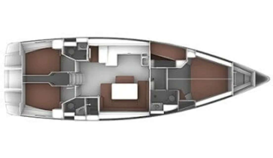 Plans du bateau Bavaria Cruiser 51