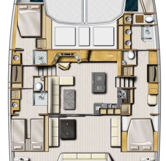 Plans du bateau Catana 53