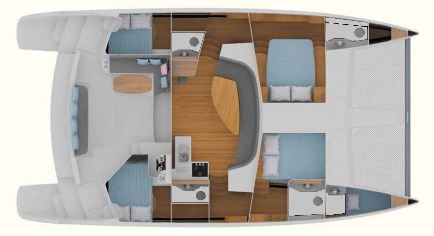 Plans du bateau CatFlash 43