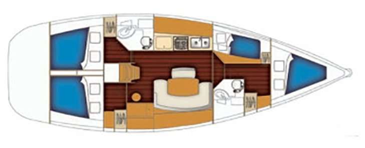 Plans du bateau Cyclades 43.4