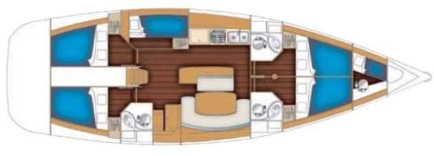 Plans du bateau Cyclades 50.5