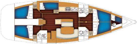 Plans du bateau Cyclades 50.5