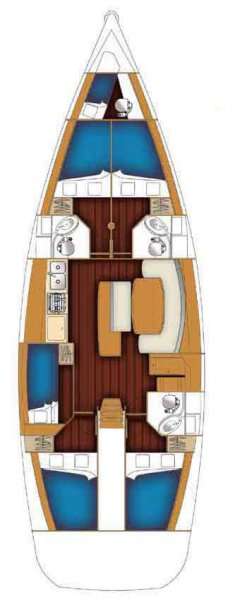 Plans du bateau Cyclades 50.5