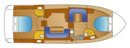 План яхты De Drait Advantage 42